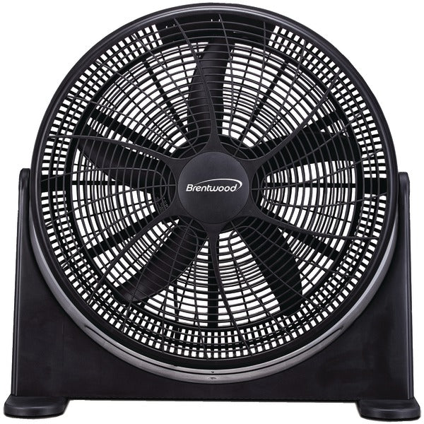 Brentwood Kool Zone F-20BKR F-20BKR 3-Speed 20-In. 110-Watt High-Velocity Air-Circulator Floor Fan