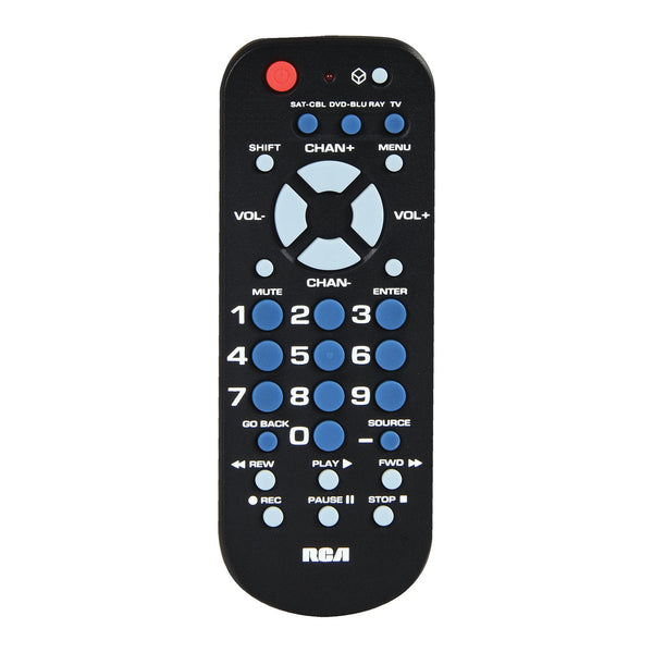 RCA RCR503BR 3-Device Palm-Sized Universal Remote