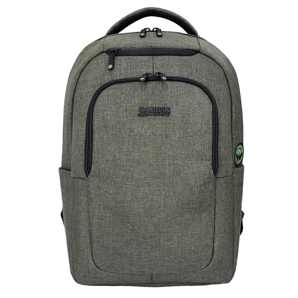Urban Factory ECB34UF CYCLEE City Edition Ecologic Backpack for Notebooks and Computers (13 In./14 In.; Khaki)