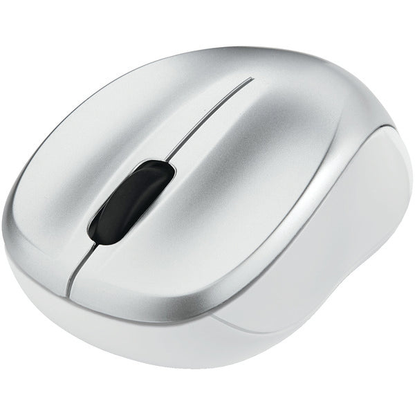 Verbatim 99777 Cordless Blue-LED Silent Computer Mouse, Ergonomic, 3 Buttons, 2.4 GHz (Silver)