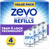 Zevo Flying Insect Trap Refills – 4 Cartridges