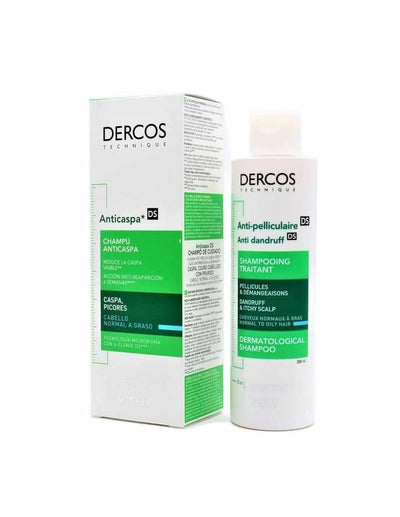 Lom-style VIchy DERCOS Anti-Dandruff DS Shampoo for Normal to Oily Hair 200ml