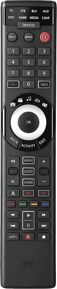 One for All - 8 Device Universal Smart 8 TV Remote