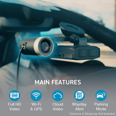 M2 Radar-Mounted Smart Dash Cam