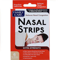 Family Care Nasal Strips 6ct Tan NBE Breathe Right