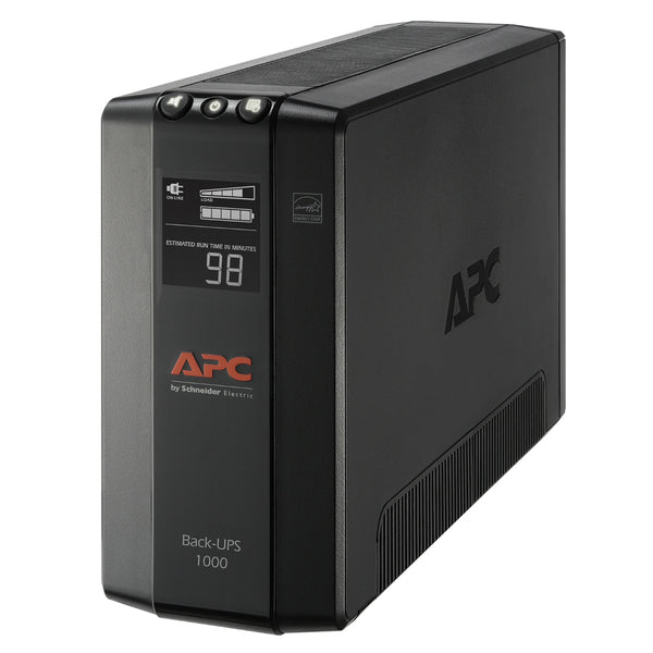 APC BX1000M Back-UPS Pro 600-Watt 8-Outlet Compact Battery Back-Up and Surge Protector