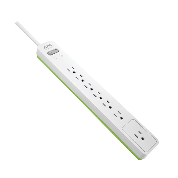 APC PE76W 7-Outlet SurgeArrest Surge Protector (7 Outlet; White)