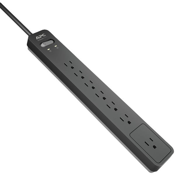 APC PE76 7-Outlet SurgeArrest Surge Protector (7 Outlet; Black)