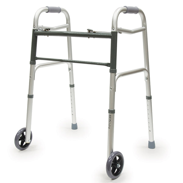 BIOS Living 56004 Foldable Walker with Wheels