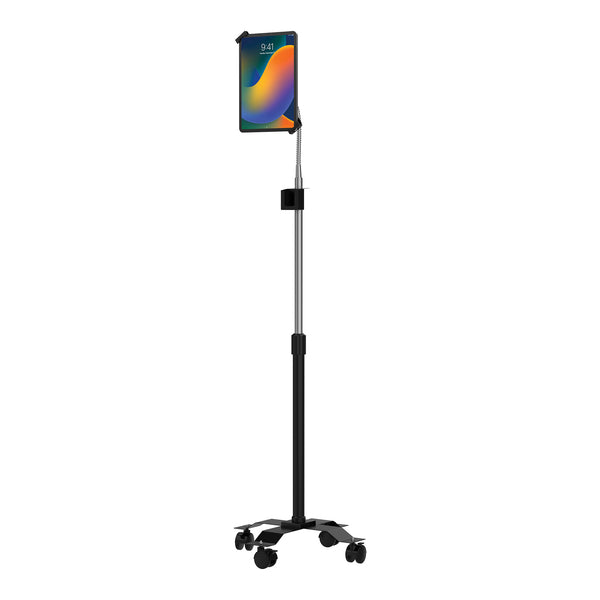 CTA Digital PAD-SCGS Compact Security Gooseneck Floor Stand with Lock and Key Security System for iPad/Tablet