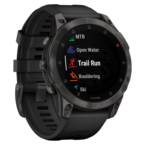 Garmin 010-02582-10 epix (Gen 2) Sapphire Edition Smartwatch with 47-mm Band (Black)
