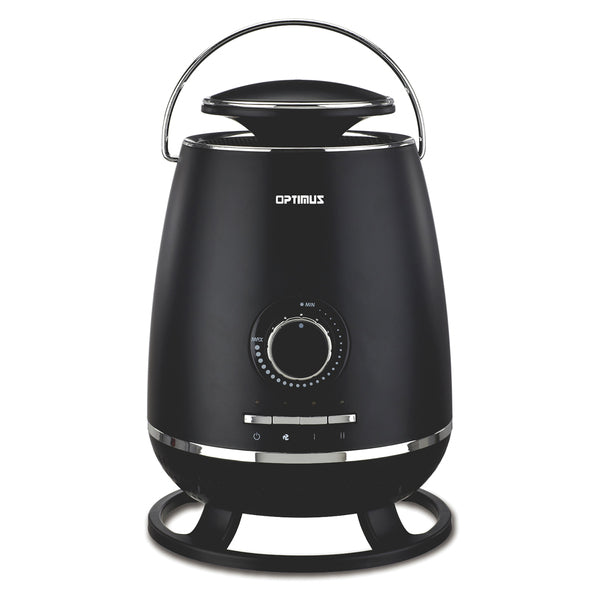 Optimus H-7231BK H-7231BK 2-Setting 1,500-Watt-Max Portable 360deg Fan-Forced Ceramic Heater with Thermostat