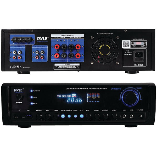 Pyle PT390BTU Digital Home Theater Bluetooth Stereo Receiver