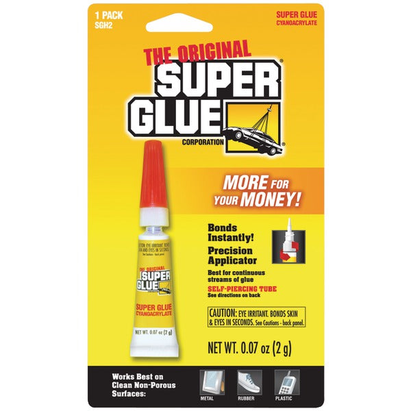 The Original SuperGlue SGH2-12 0.07-Oz. Super Glue Tube (1 Pack)