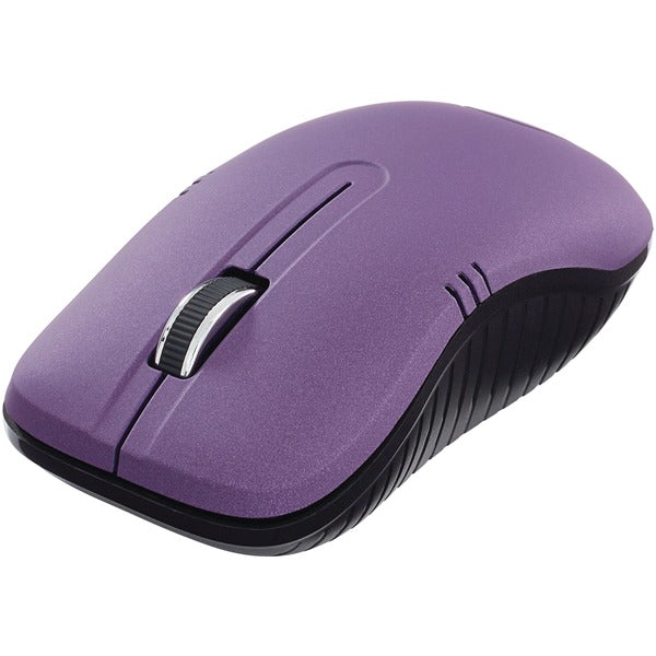 Verbatim 99781 Commuter Series Cordless Optical Computer Mouse, 3 Buttons, 2.4 GHz (Matte Purple)