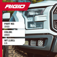 RIGID INDUSTRIES 201933 Light Cover D-Series 3"